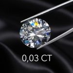 Dijamant u blisteru 0,03 ct vs/gh