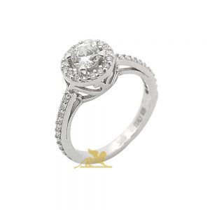 Srebrni prsten sa cirkonima