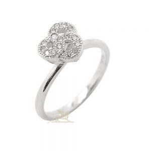 Srebrni prsten sa cirkonima