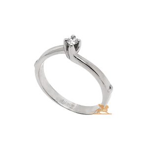 brilijantski prsten 0,07 ct