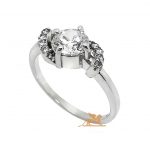 Elegantan zlatan prsten sa cirkonioma