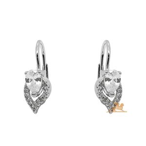 Srebrne minđuše sa cirkonima
