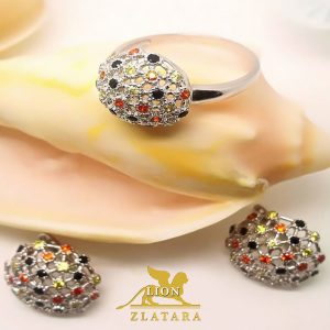 Minđuše tuti-fruti