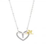 Srebrna ogrlica sa cirkonima