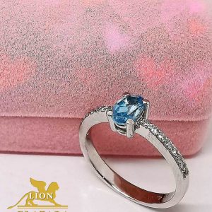 Brilijantski prsten - topaz