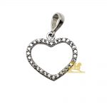Privezak - Srce sa cirkonima