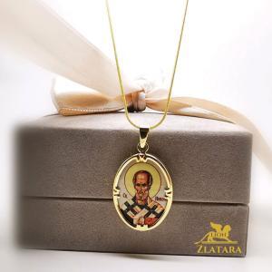 Privezak sa likom Svetog Nikole