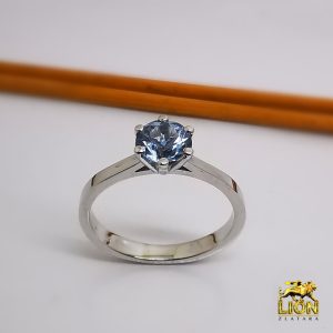 Prsten sa akvamarinom 0,98 ct