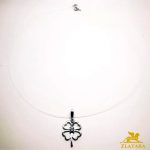 Nevidljive ogrlice sa kopčom i priveskom